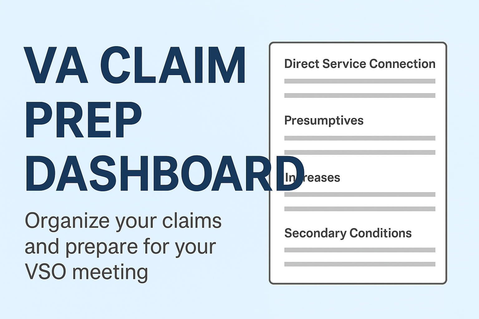 VA Claim Strategy Dashboard